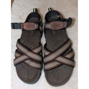 Sz 8 Everest Catamaran  Hiking Water Shoe  Mens Sandals Brown Ankle Strap